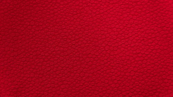 Material Textil Tela Fondo Rojo Brillante Con Patrón Flores — Foto de Stock