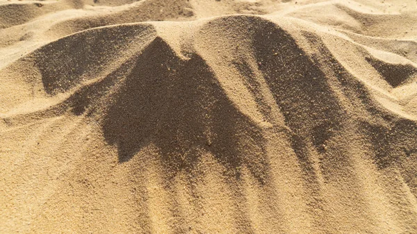 Areia Dourada Fundo Fechar Grãos Areia Praia Verão Deserto Areia — Fotografia de Stock