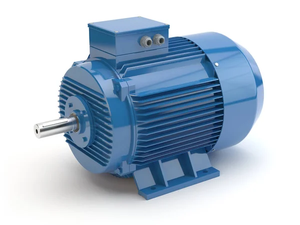Motor Eléctrico Azul Ilustración — Foto de Stock