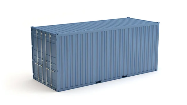 Blue Sea Containers Illustration — Stock Photo, Image