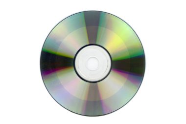 Cipping yolu ile beyaz arka plan cd.