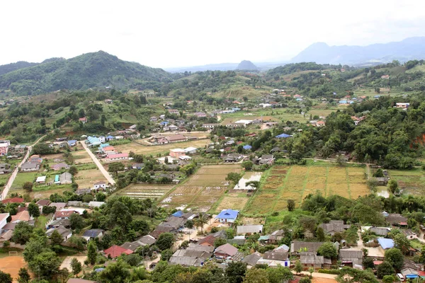 Chiang Rai, Tayland dağ köy. — Stok fotoğraf