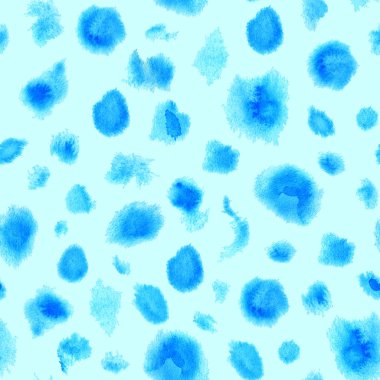 Mavi suluboya soyut seamless modeli