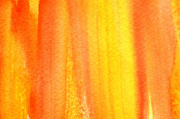 Orange gelb Aquarell Makrotextur Hintergrund. bunte handgezeichnete Aquarell-Illustrationsvorlage für Design — Stockfoto