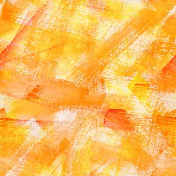 Orange yellow watercolor macro textured seamless pattern. Colorful bright hand drawn grunge aquarelle illustration — Stock Photo, Image