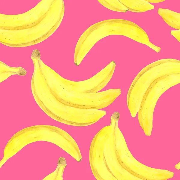 Банановый бесшовный рисунок . — стоковое фото