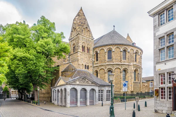 Visa Absiden Basilikan Our Lady Maastricht Nederländerna — Stockfoto