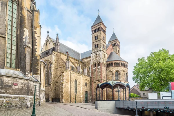 Uitzicht Basiliek Van Sint Servaas Maastricht Nederland — Stockfoto