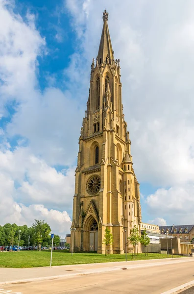 Vista Para Templo Garnison Metz França — Fotografia de Stock