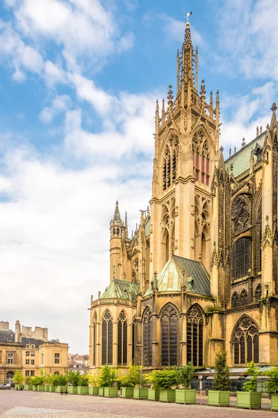View Tower Saint Stephen Cathedral Metz France — Stock Photo, Image