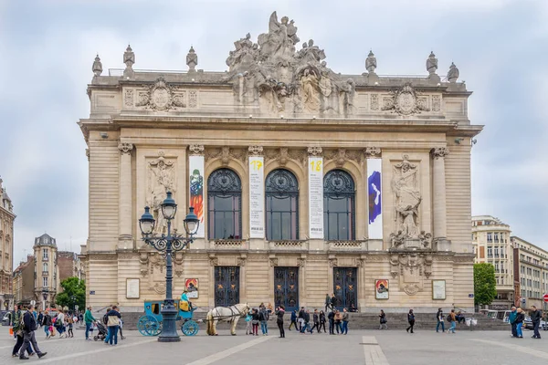 リール フランス 2018 リールのオペラ座の建物を可能性があります リールは フランスのフランダースのフランスの北の先端にある街です — ストック写真