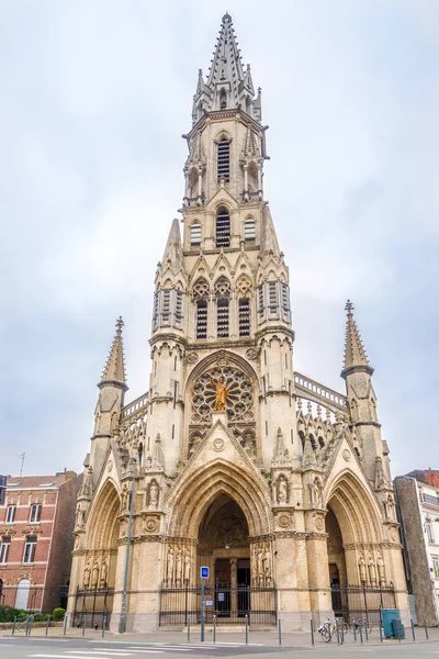 Vista Iglesia Del Sagrado Corazón Lille Francia —  Fotos de Stock