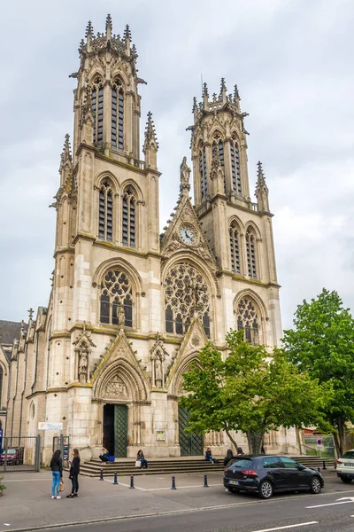 Nancy Francie Možná 2018 Pohled Kostel Saint Leon Nancy Nancy — Stock fotografie