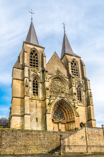 Fasad Basilikan Vår Lady Avoith Frankrike — Stockfoto