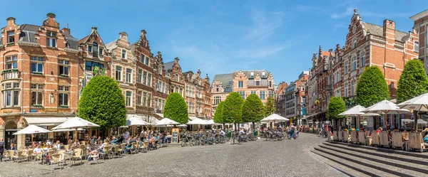 Leuven Belgie Možná 2018 Místo Oude Markt Leuven Leuven Nachází — Stock fotografie