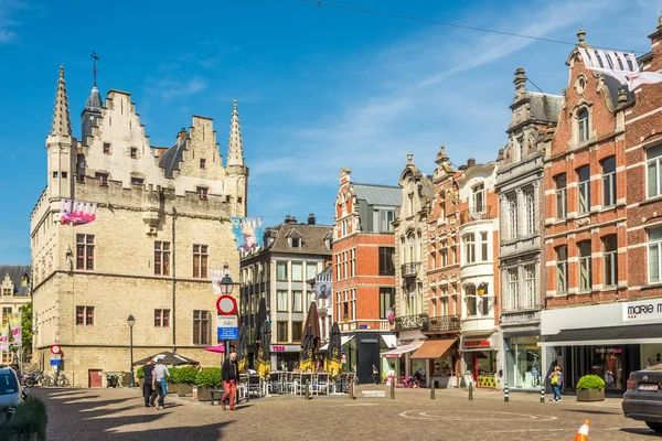 Mechelen Belgie Možná 2018 Místo Náměstí Grote Markt Mechelen Mechelen — Stock fotografie