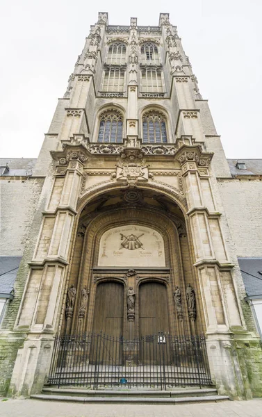 Portál Kostela Jakuba Antverpách Belgie — Stock fotografie