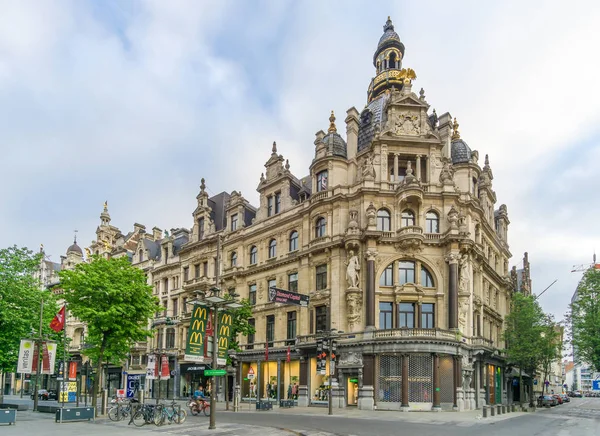 Antwerp Belgio Maggio 2018 Strade Anversa Anversa Una Città Del — Foto Stock