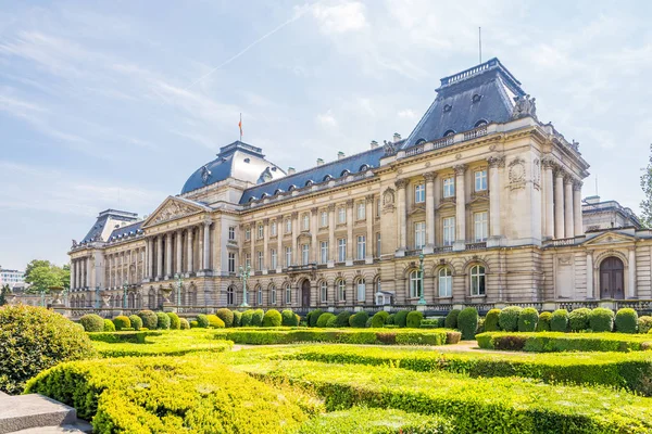 Uitzicht Het Koninklijk Paleis Brussel België — Stockfoto