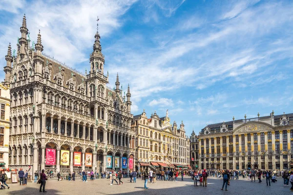 Brusel Belgie Možná 2018 Náměstí Grote Markt Grand Place Bruselu — Stock fotografie