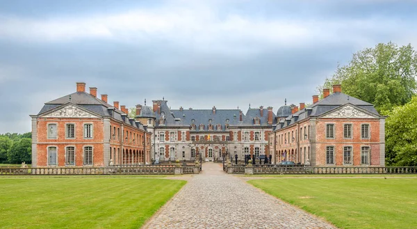 Beloeil Belgium May 2018 View Beloeil Chateau Chateau Lies Middle — Stock Photo, Image