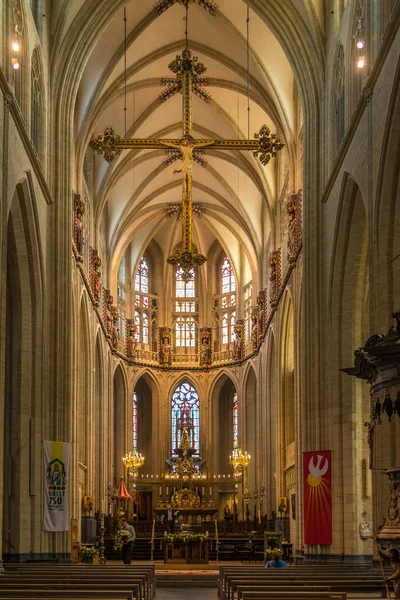 Halle Belgie Možná 2018 Pohled Sbor Baziliky Svatého Martina Halle — Stock fotografie