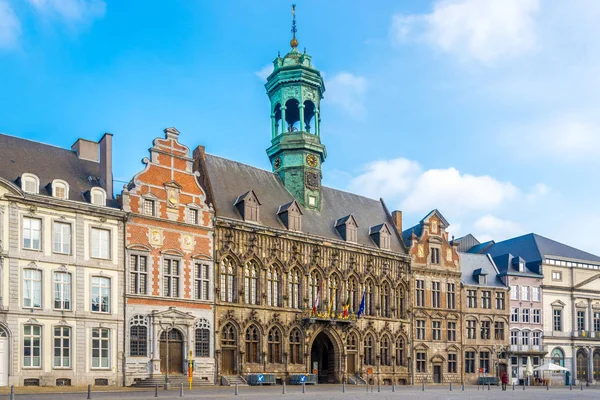 Grand Place Mons Belgii — Stock fotografie