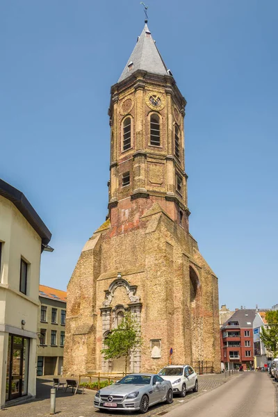 Ostend Bélgica Mayo 2018 Vista Campanario Peperbusse Ostende Ostende Una —  Fotos de Stock