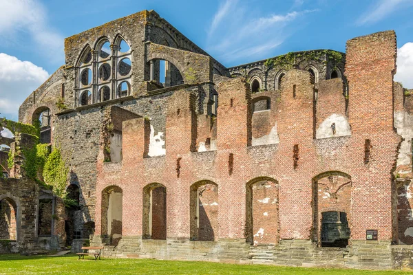 Zobacz Ruis Infirmary Villers Ville Abbey Belgia — Zdjęcie stockowe