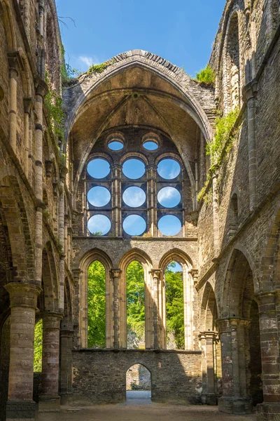 Ruis Van Kerk Villers Ville Abbey België — Stockfoto