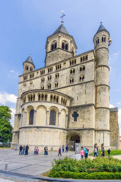 Nivelles Belgium Mungkin 2018 Lihat Gereja Saint Gertrude Nivelles Gereja — Stok Foto