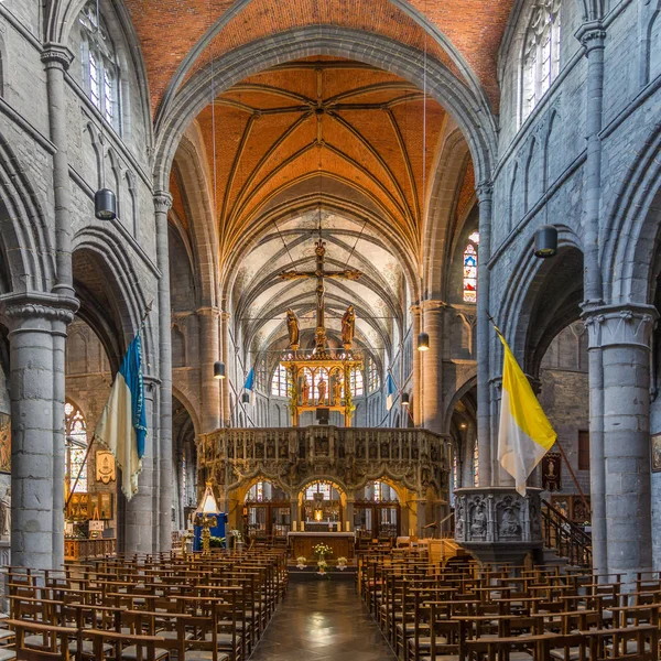 Walcourt Belgique Mai 2018 Vue Chœur Basilique Sainte Maternelle Walcourt — Photo