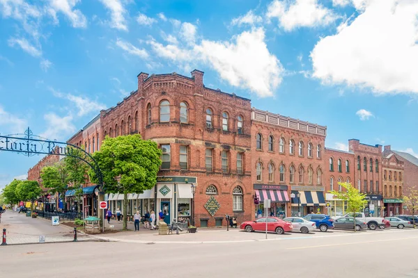 Charlottetown Canada Czerwiec 2018 Budynki Ulicach Charlottetown Charlottetown Stolica Największe — Zdjęcie stockowe