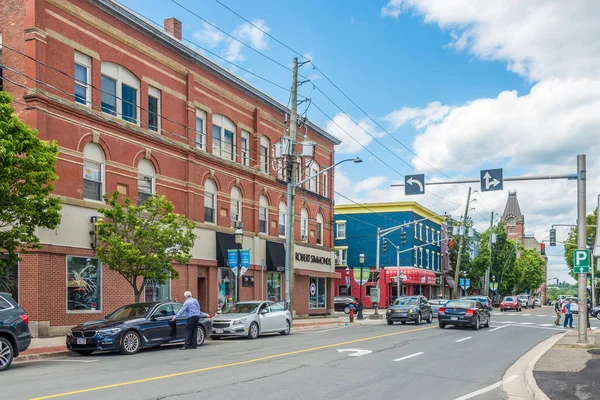 Fredericton Canadá Junio 2018 Las Calles Fredericton Fredericton Capital Provincia — Foto de Stock