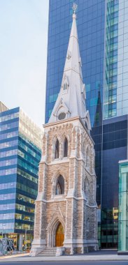 Çan Kulesi Saint Sauveur Montreal - Kanada, sokaklarında