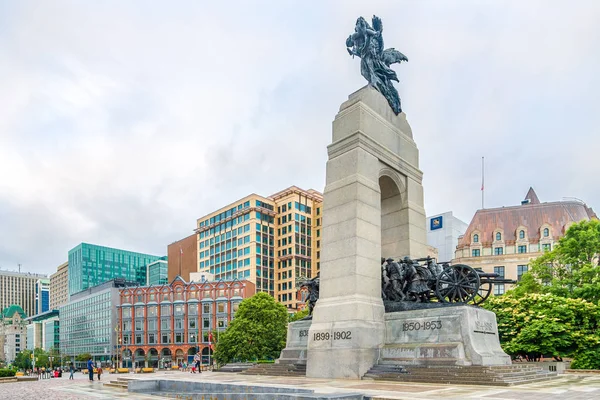 Ottawa Canada Junho 2018 Memorial Guerra Praça Confederação Ottawa Ottawa — Fotografia de Stock
