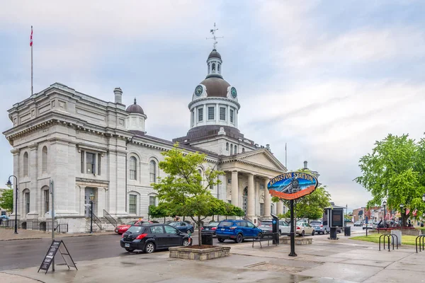 Reino Canadá Junio 2018 Vista Ayuntamiento Edificio Del Mercado Kingston —  Fotos de Stock