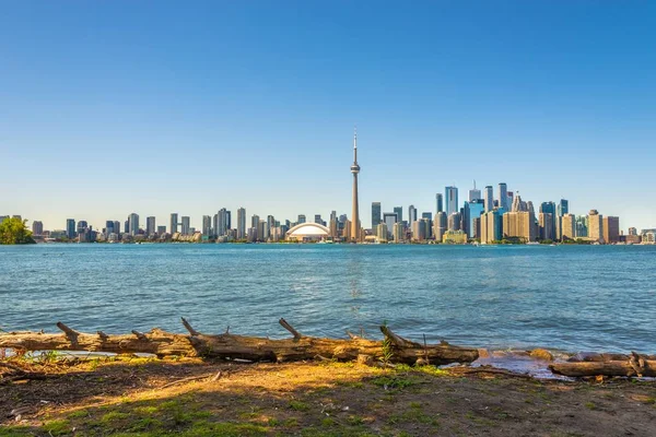Toronto Canada Giugno 2018 Veduta Centro Toronto Dalle Isole Toronto — Foto Stock