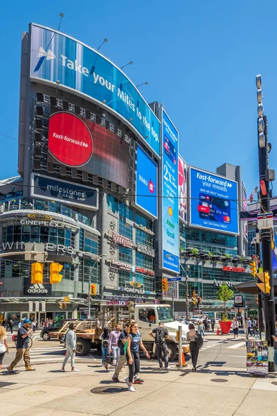 Toronto Canada Junho 2018 Nas Ruas Centro Toronto Toronto Capital — Fotografia de Stock