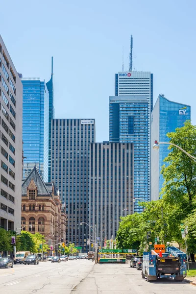 Toronto Canada Junho 2018 Nas Ruas Centro Toronto Toronto Capital — Fotografia de Stock