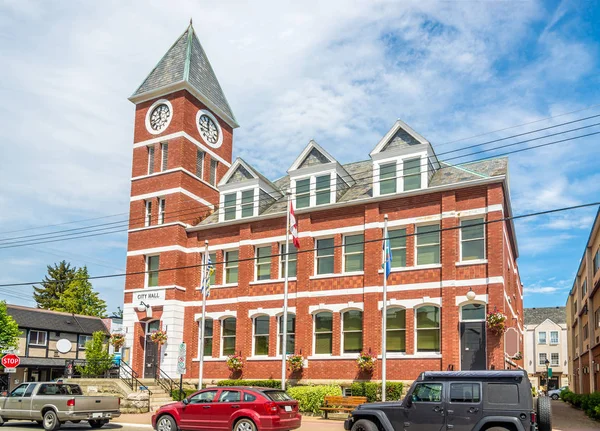 View City Hall Building Duncan Vancouver Island Canada — Stock Photo, Image