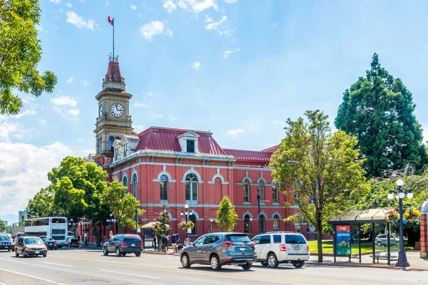 Victoria Kanada Juli 2018 Gatorna Victoria City Victoria Huvudstad Den — Stockfoto