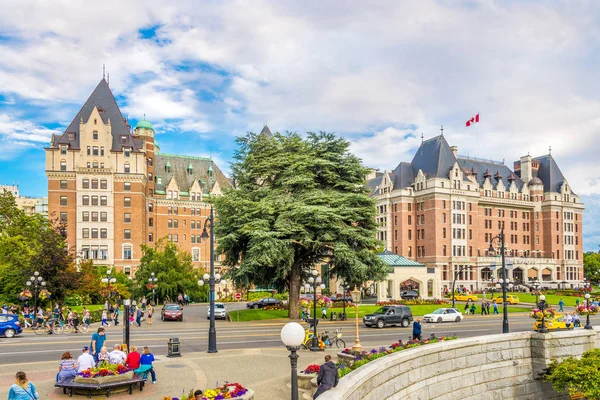 Vitória Canadá Julho 2018 Nas Ruas Victoria City Victoria Capital — Fotografia de Stock