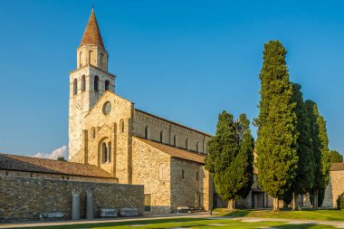 Manzaraya Basilica Santa Maria Assunta Aquileia, İtalya