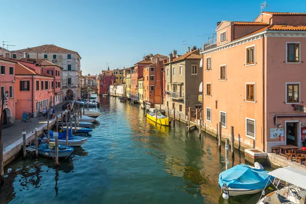 Chioggia Italië September 2018 Uitzicht Het Kanaal Van Vena Chioggia — Stockfoto
