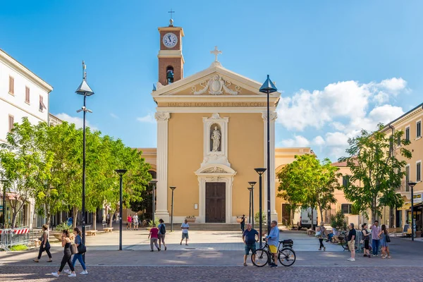 Cecina Italia Settembre 2018 Veduta Sulla Chiesa Dei Santi Giuseppe — Foto Stock