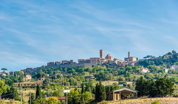 Uitzicht Stad Van Volterra Toscane Italië — Stockfoto