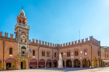 Cento, İtalya Guercino yerde saat kulesine görüntülemek