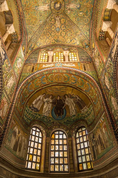 Ravenna Italy September 2018 Mosaic Decoration Basilica San Vitale Ravenna — Stock Photo, Image