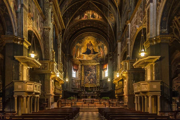 Cremona Olaszország Szeptember 2018 Katedrális Santa Maria Assunta Cremona Belül — Stock Fotó